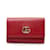 Llavero de cuero Gucci GG Marmont Llavero de cuero 456118 en buen estado Roja  ref.1116046