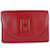 Hermès H Gaine Clutch Red Leather Pony-style calfskin  ref.1116077