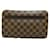 Louis Vuitton Damier Ebene Pochette Saint Louis N51993 Brown Cloth  ref.1116087