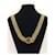 Cintura con collana a catena a maglie ovali foderata in oro Chanel Coco D'oro Placcato in oro  ref.1116139