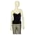 Alessandro Dell'Acqua Alessandro Dell Acqua Black Wool Knit Beaded Camisole Sleeveless Top size 44  ref.1116168