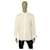 Camisa masculina Burberry com mistura de algodão branco com botões e manga comprida XXXL  ref.1116222