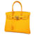 Hermès HERMES BIRKIN 30 Yellow Leather  ref.1116369