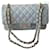 Timeless Chanel Classic Flap Small, 21S Grey Leather  ref.1116377