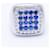 Autre Marque Goldring mit Diamanten und Saphiren Weiß Blau Weißgold  ref.1116419