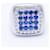 Autre Marque Bague en or avec diamants et saphirs Or blanc Blanc Bleu  ref.1116419