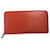 Louis Vuitton Zippy Wallet Cuir Orange  ref.1116494