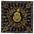 Hermès HERMES CARRE 90 LES CLES Scarf Silk Black Auth cl814  ref.1116600