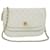 CHANEL Matelasse Chain Shoulder Bag Lamb Skin White CC Auth bs9328  ref.1116685
