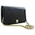 CHANEL Bolso de hombro de cadena con solapa completa Embrague Piel de cordero acolchada negra Negro Cuero  ref.1116714