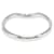Tiffany & Co Curved band Silvery Platinum  ref.1116727