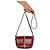 Gucci Sylvie 1969 Tessuto Crossbody Bag Bordò - vista 3