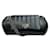 Chanel 2002-2003 Bolso de piel de cordero negro con solapa plisada Cuero  ref.1116919