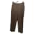 LEMAIRE  Trousers T.fr 34 Wool Brown  ref.1117066