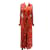 ALEXIS Robes T.International L Polyester Rouge  ref.1117096