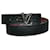 Louis Vuitton Black Initiales Bracelet Leather Pony-style calfskin  ref.1117154