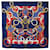 Hermès Bufanda de seda azul Hermes Par Mefsire Antoine De Plvvinel Paño  ref.1117193