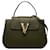 Versace Green Virtus Top Handle Bag Dark green Leather Pony-style calfskin  ref.1117201