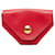 Hermès Bolsa de moedas Hermes Red Chevre Le Vin Quatre Vermelho Couro Bezerro-como bezerro  ref.1117238