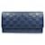Gucci Continental Navy blue Leather  ref.1117923