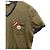 Moncler T-Shirt mit aufgesetzter Tasche Olivgrün Baumwolle M - Ansicht 3