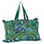 Hermès Sacola HERMES Canvas Verde Auth bs9331 Lona  ref.1118039