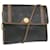 Christian Dior Honeycomb Bolsa de ombro de lona PVC couro preto autêntico1257  ref.1118055