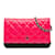 Wallet On Chain CHANEL HandbagsLeather Pink  ref.1118241