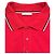 Polo Moncler Rossa in Cotone M Rosso - vista 3