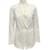 L'Agence Nellie White Cotton Twill lined Breasted Blazer  ref.1118439