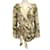 L'Agence Veste kimono portefeuille marron à imprimé jungle Viscose  ref.1118445