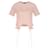 T-Shirt Bow Tails - Simone Rocha - Coton - Rose Pâle  ref.1118509