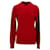 Tommy Hilfiger Pull de luxe en laine à col rond pour homme Rouge  ref.1118514