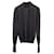 Tom Ford Pullover mit Viertelreißverschluss und Stehkragen aus grauer Wolle  ref.1118555