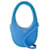 Sac à bandoulière Mini Swipe - Coperni - Cuir - Bleu Veau façon poulain  ref.1118571