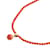 & Other Stories 18k Gold Coral Bead Necklace Red Metal  ref.1118625