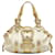 Louis Vuitton White Canvas Theda Treanonne GM Golden Leather Cloth Pony-style calfskin Cloth  ref.1118730