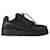 Louis Vuitton LV Trainer Maxi Sneaker Pharrell Schwarz Leder  ref.1118776