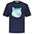 Autre Marque T-Shirt Vibrant Tête de Renard - Maison Kitsuné - Bleu - Coton Toile  ref.1118782