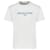 Autre Marque T-shirt Paris - Maison Kitsuné - Crema - Cotone Bianco Tela  ref.1118786
