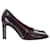 Zapatos de tacón con relieve de cocodrilo Saint Laurent en cuero negro  ref.1118797
