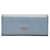 Prada Saffiano Logo Continental Flap Wallet Blue Leather  ref.1118884