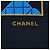 Chanel Sciarpa di seta Mademoiselle Nero - vista 3