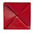 Hermès Zulu Coin Case Red Leather Pony-style calfskin  ref.1118932