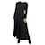 Autre Marque Black long sleeved corset detail maxi dress - size UK 8  ref.1119031