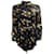 Gucci-Bluse aus schwarzer Seide mit hellen Sternen  ref.1119290