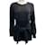 Maglione Chanel in cashmere nero con cravatta in vita Cachemire  ref.1119291