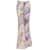 L'Agence Lilac Multi Print Lane Pants Purple Polyester  ref.1119297