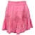 Autre Marque Love Shack Fancy Hot Pink Cherry Adia Mini Skirt Cotton  ref.1119300