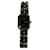 Première Chanel Belles montres Cuir Acier Noir Bijouterie argentée  ref.1119313